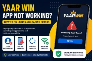 Yaar Win App Not Working?