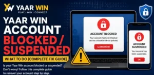 how to fix account suspended / blocked issues